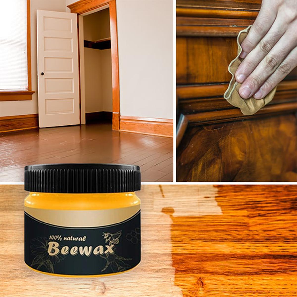 Beeswax Natural Wood Wax Polish & Cleaner