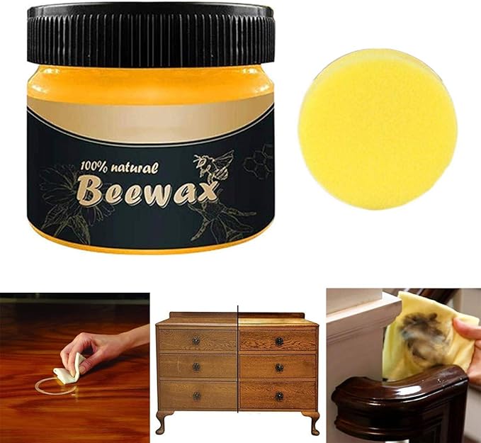 Beeswax Natural Wood Wax Polish & Cleaner